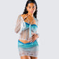 Vanessa Turquoise Sequin Set