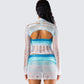 Vanessa Turquoise Sequin Knit Top