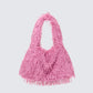 Veda Dusty Pink Ruched Hobo Bag