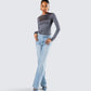 Vivi Grey Jersey Long Sleeve Top