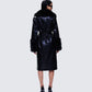 Willa Black Vegan Fur Leather Coat