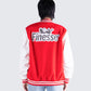 Yai Red Varsity Logo Patch Jacket