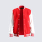 Yai Red Varsity Logo Patch Jacket product front