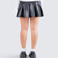 Yasmin Black Vegan Leather Skirt