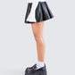 Yasmin Black Vegan Leather Skirt