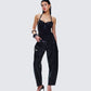 Yelina Black Halter Lace Up Top