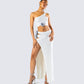 Yuka White Knit Set