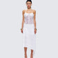 Zaya White Lace Set model front