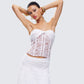 Zaya White Lace Set