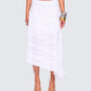 Zaya White Tiered Asymmetric model front