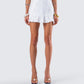 Zoella Ivory Ruffle Mini Skirt model front