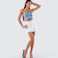 Zoella Ivory Ruffle Mini Skirt