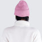 Molly Pink Ribbed Beanie