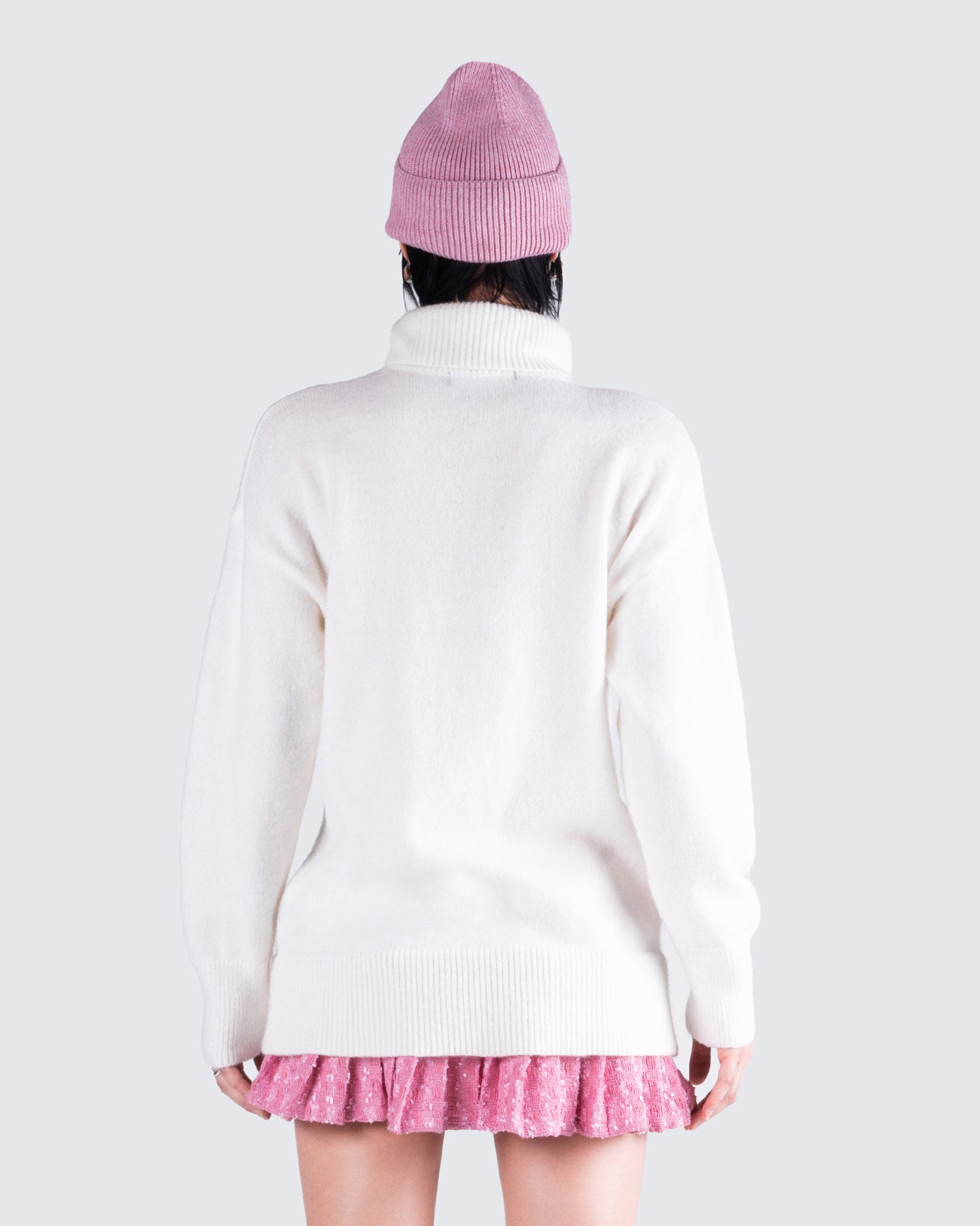 Carissa Ivory Sweater Knit Top