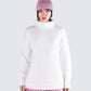 Carissa Ivory Sweater Knit Top model front