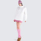 Pollie Pink Ribbed Leg Warmer