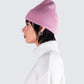 Molly Pink Ribbed Beanie