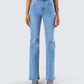 Zosia Blue Denim Ripped Jean model front