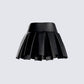 Yasmin Black Vegan Leather Skirt