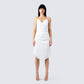Rosa White Midi Dress