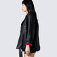 Tarja Black Vegan Leather Jacket