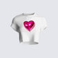 Tavi White Graphic Printed Top