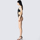 Yuna Black Mesh Bodysuit