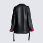 Tarja Black Vegan Leather Jacket