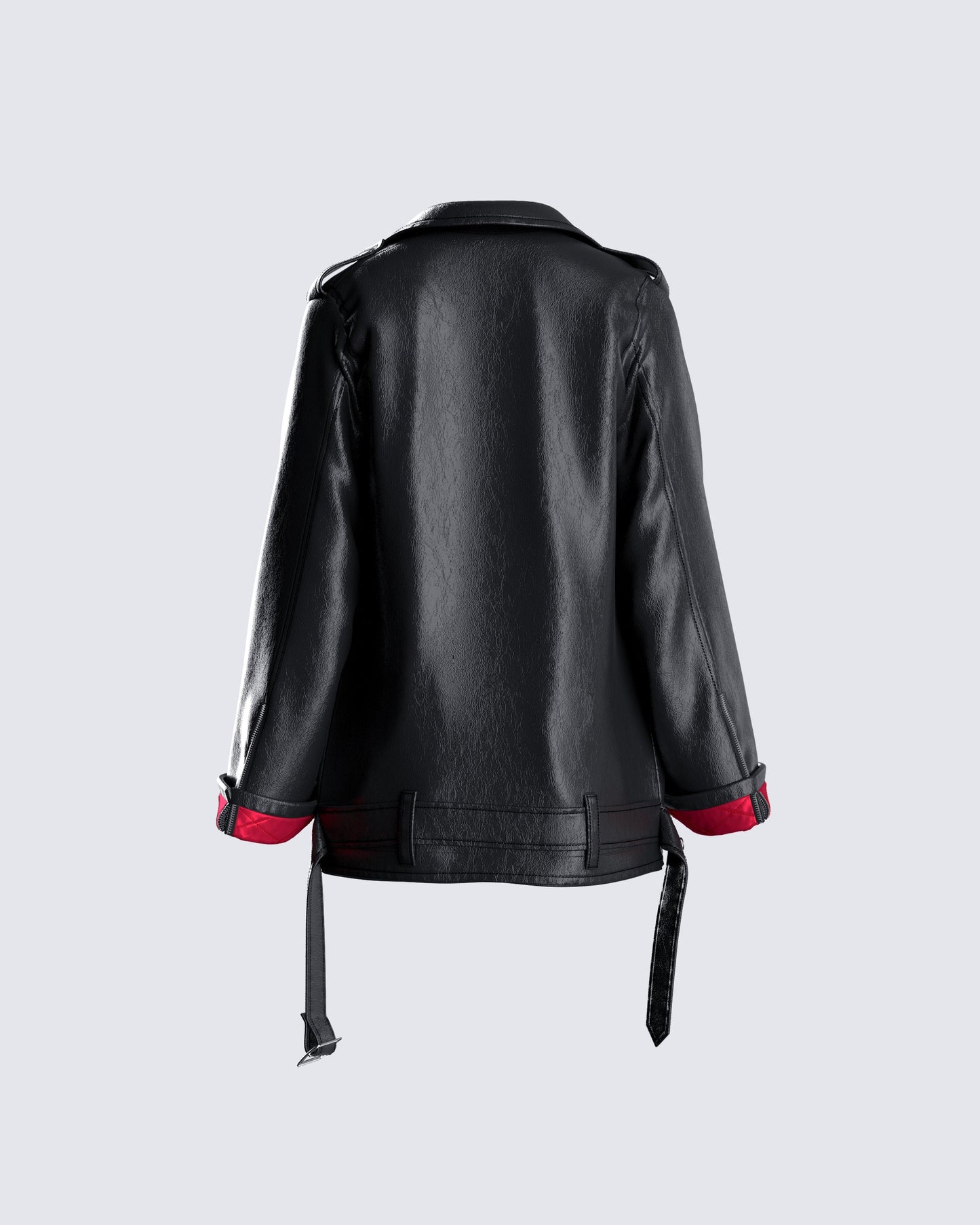 Tarja Black Vegan Leather Jacket