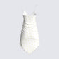 Rosa White Midi Dress