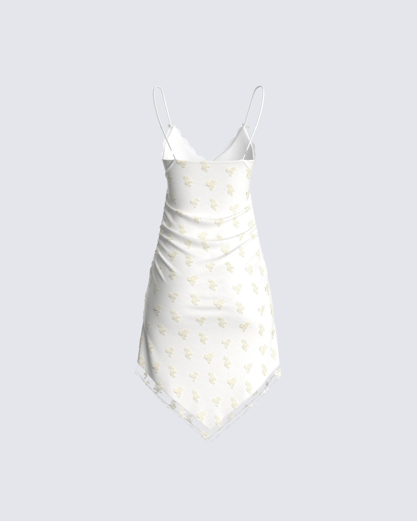 Rosa White Midi Dress