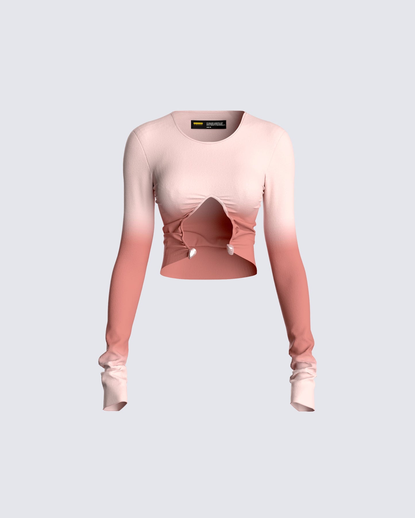 Raine Tie Dye Long Sleeve Top 3d product front