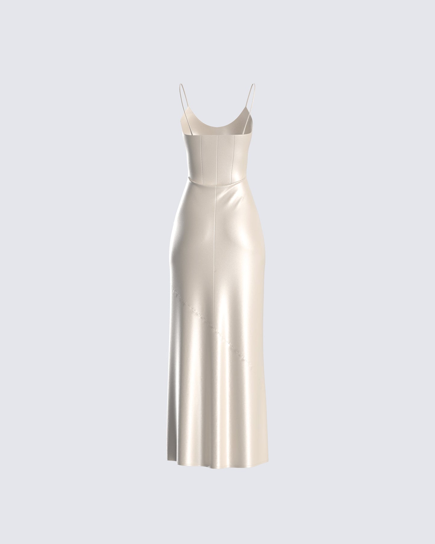 Venus Ivory Satin Dress