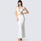 Pauline White Maxi Dress