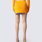 Riley Orange Mini Skirt