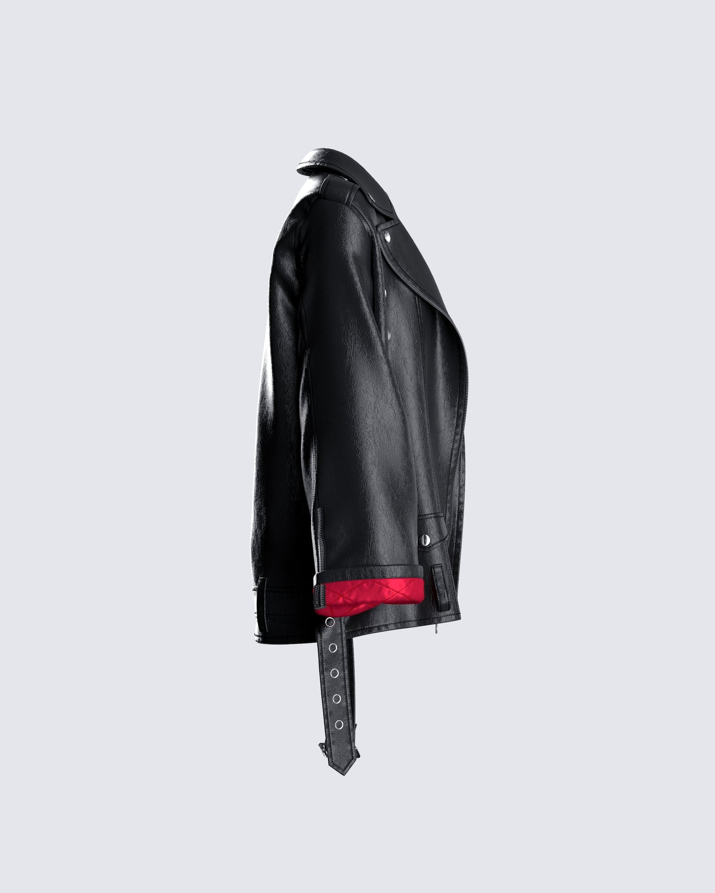 Tarja Black Vegan Leather Jacket