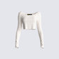 Rita Ivory Pointelle Top product front