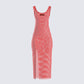 Skye Red Shimmer Dress