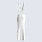 Pauline White Maxi Dress