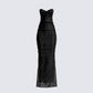 Shia Black Lace Gown product front