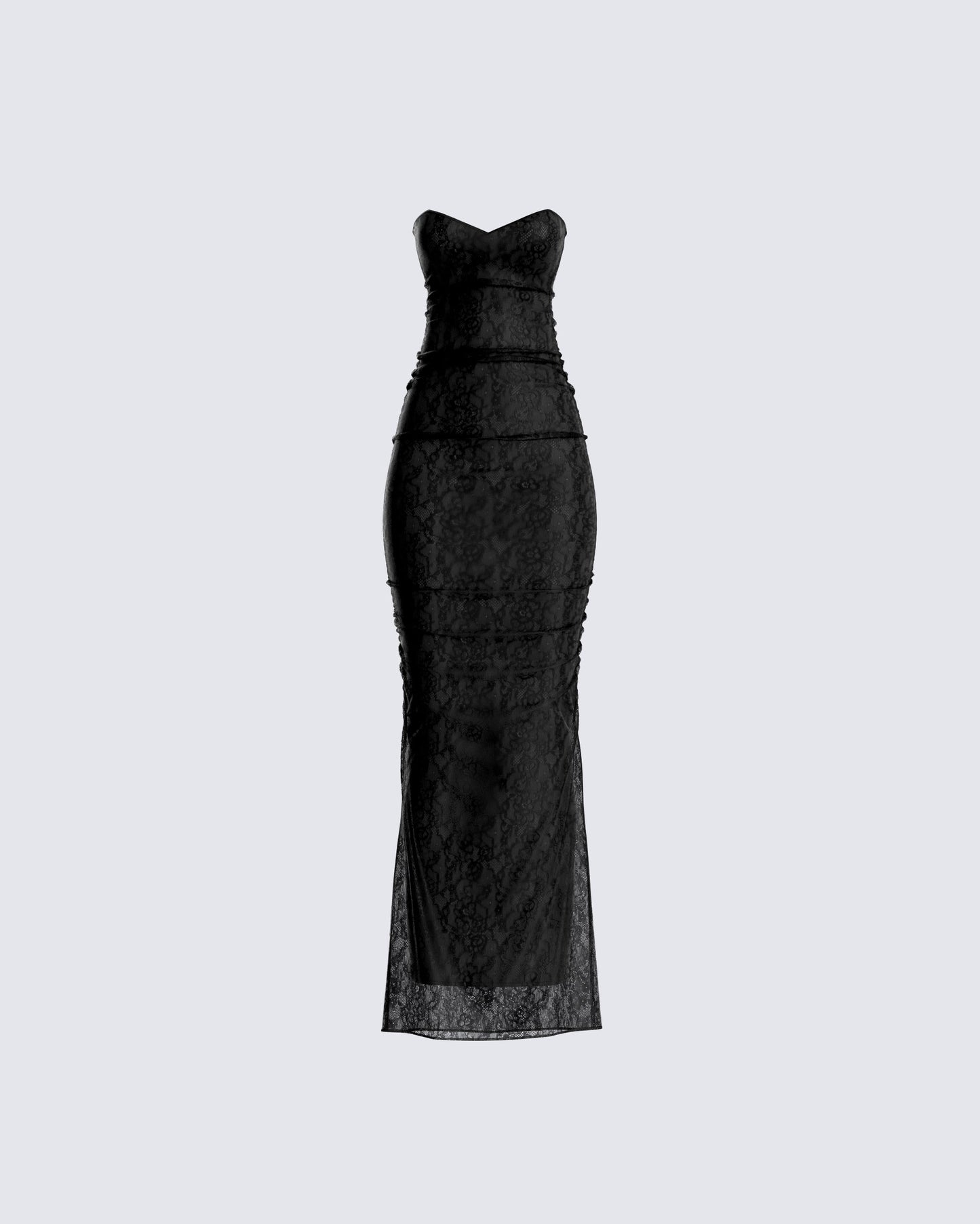 Shia Black Lace Gown product front