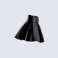 Yasmin Black Vegan Leather Skirt