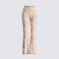 Yuri Peach Lace Pant