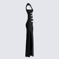 Simone Black Cut Out Dress