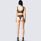 Yuna Black Mesh Bodysuit