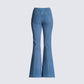 Skyler Flared Blue Jeans