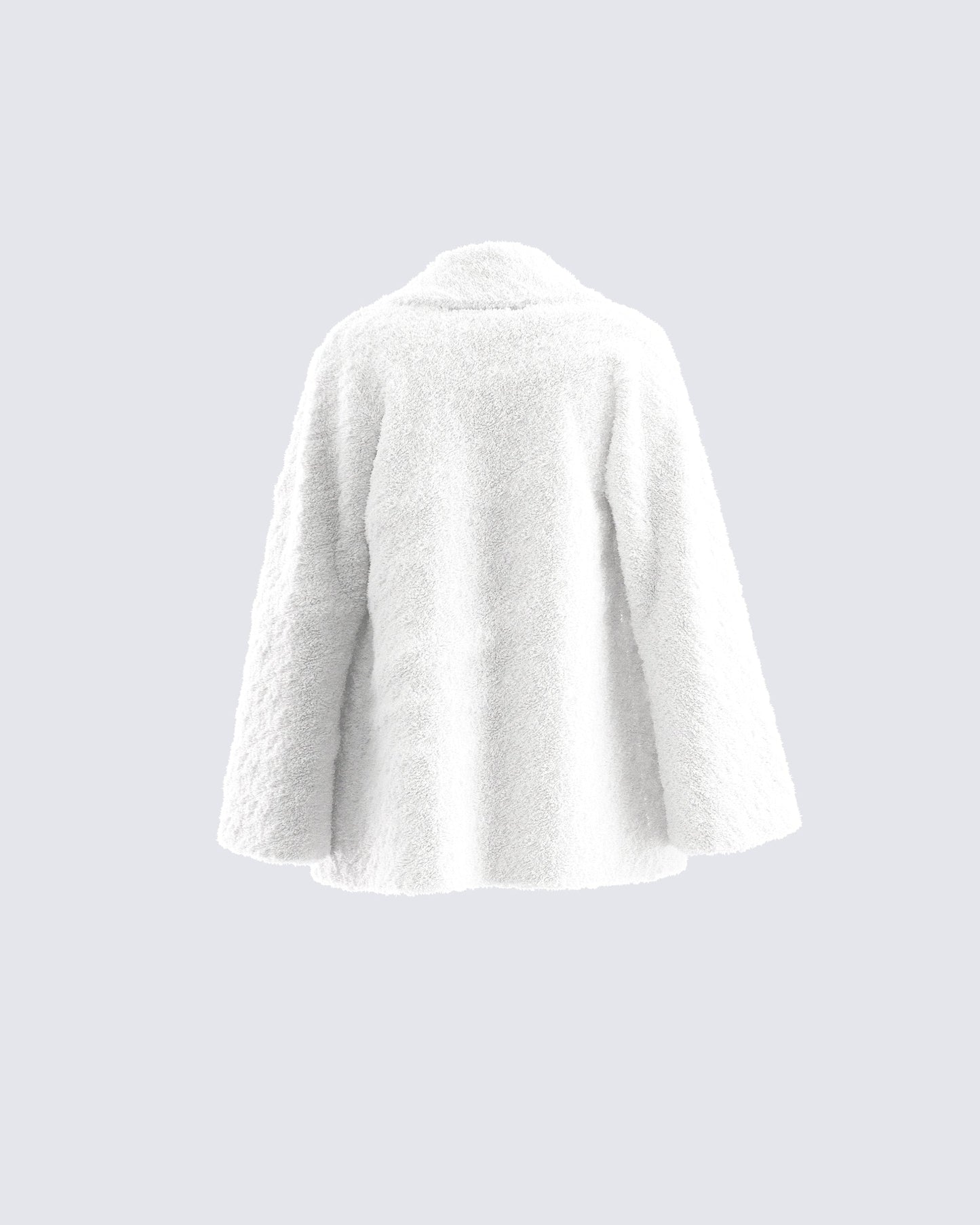 Noah White Fur Coat