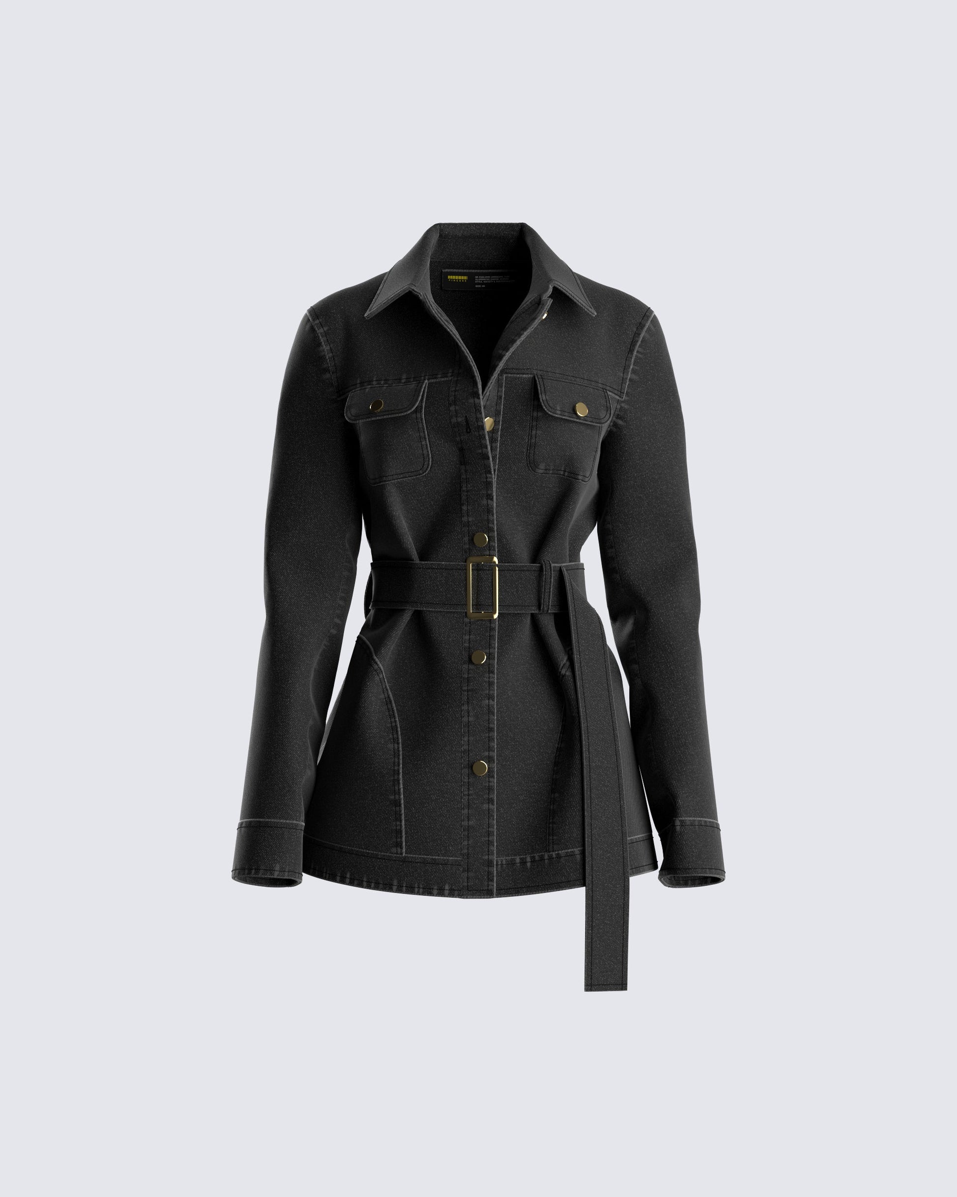 Robin Black Jean Jacket product front