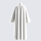 Noel Ivory Midi Vegan Fur Coat
