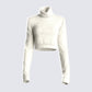 Tanis Beige Sweater Knit Top 3d product front